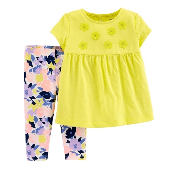 Carter's Other - 🏵Carter's Toddler Girl 3T Capri Outfit Set